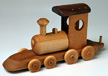 wooden train engine toy