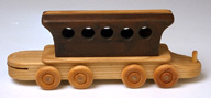 passenger car for toy wooden train