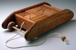 pull toy block wagon