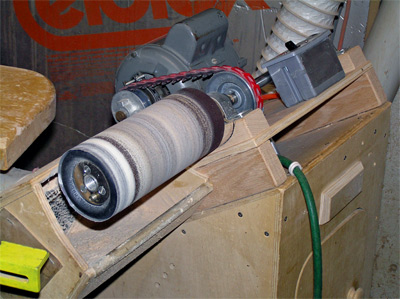 inflatable drum sander photo
