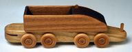 wooden toy train tender