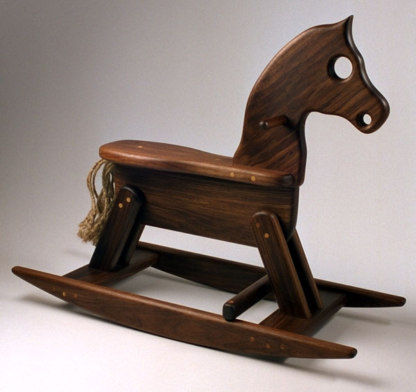 Walnut Rocking Horse